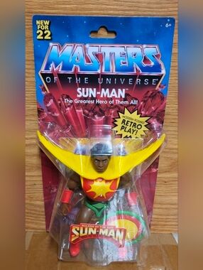Masters Of The Universe Retro Play Sun- Man NEW